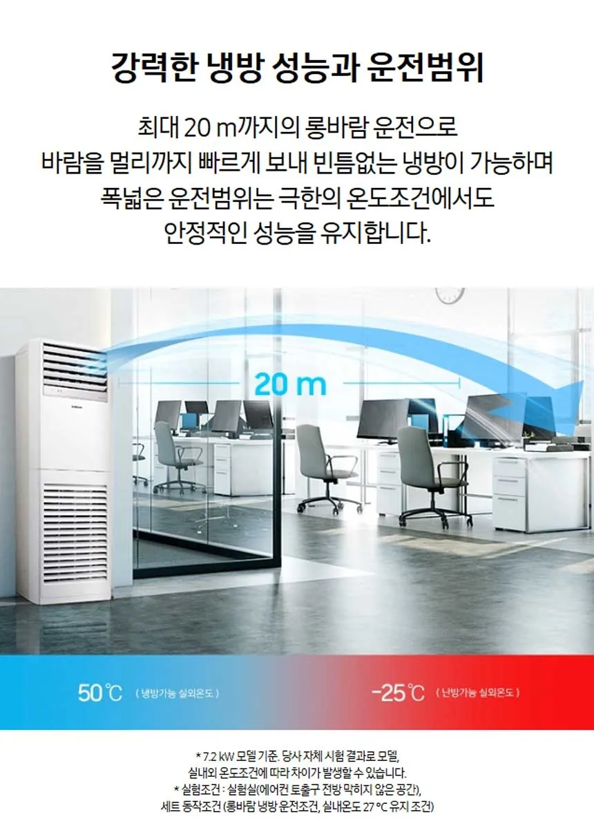 [삼성] (1등급) 냉난방기 스탠드 23평 AP083CSPFBH1PP 상세 이미지 2