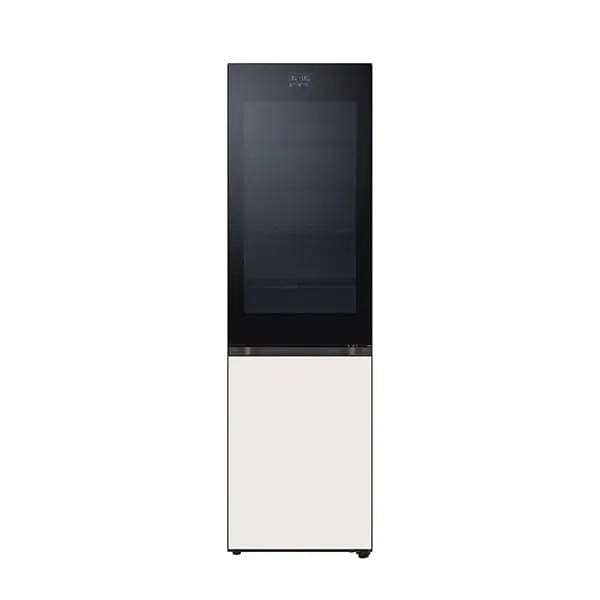 [LG] 오브제컬렉션 모던엣지 노크온 냉장고 349L 베이지 Q343GIB183