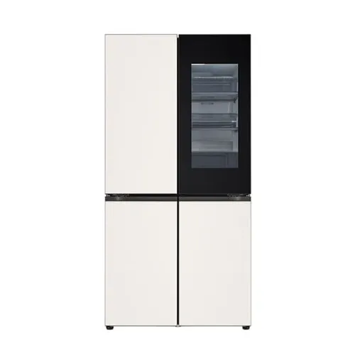 [LG] 디오스 AI 오브제컬렉션 STEM 노크온 더블매직스페이스 냉장고 854L 베이지 M876GBB582S