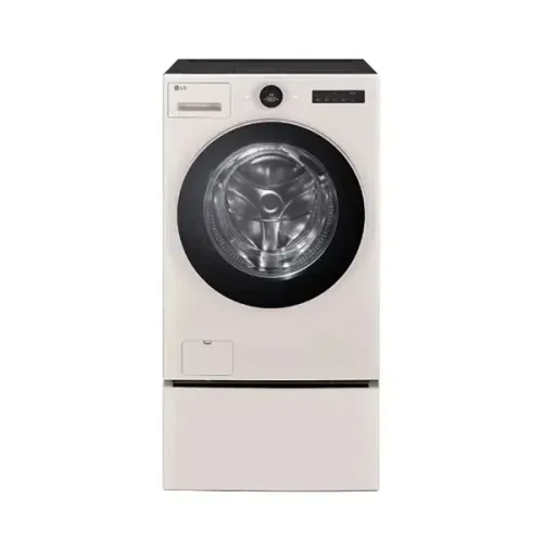 [LG] 트롬 오브제컬렉션 워시콤보 세탁기 24kg / 건조기 15kg + 키높이 수납함 네이처베이지 썸네일 2