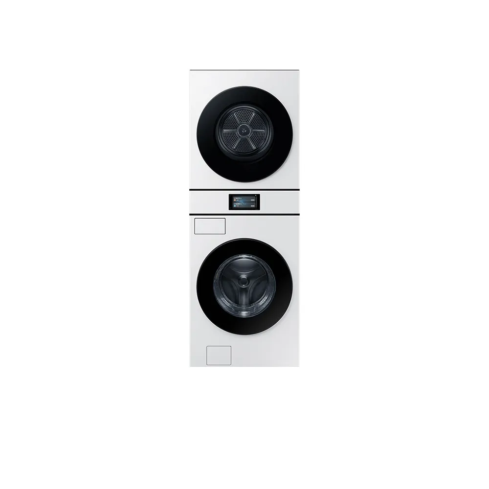 [삼성]비스포크 AI 원바디 세탁기(21kg)+건조기(20kg) 1등급 화이트 WH90F2120GBHW