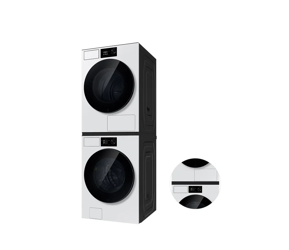 [삼성] 비스포크 AI 원바디 세탁기 24kg + 건조기 20kg + 상단 설치 키트 화이트