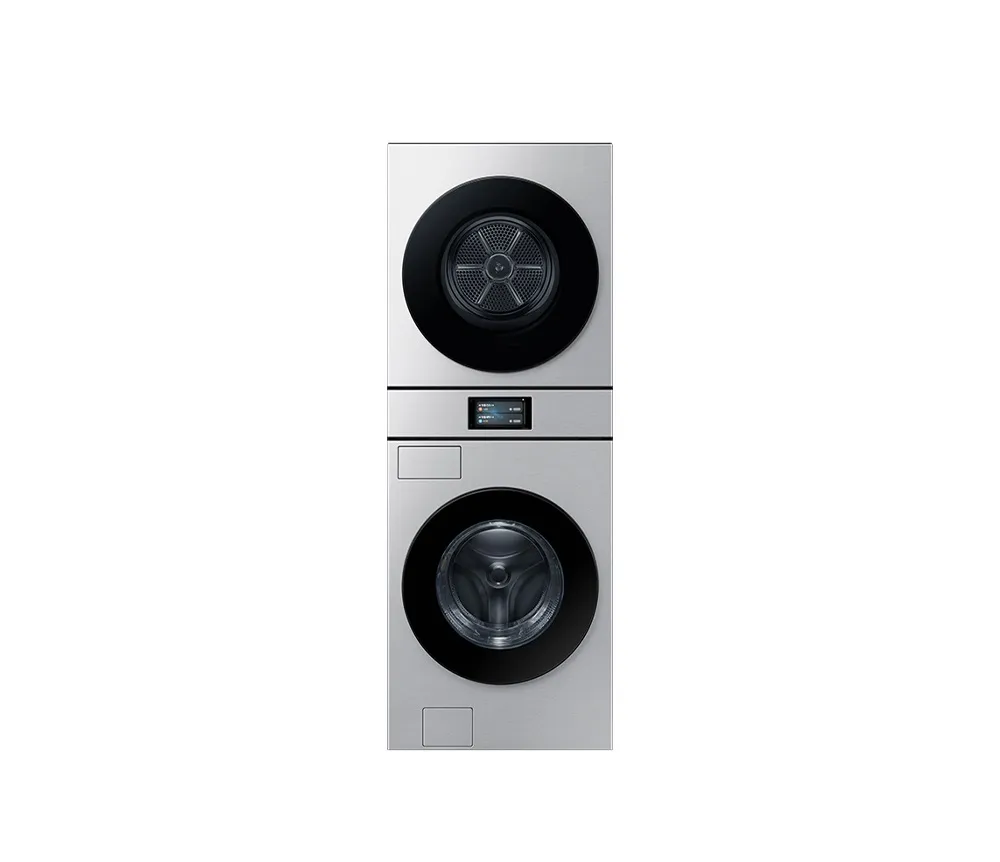 [삼성] 비스포크 AI 원바디 세탁기(25kg)+건조기(22kg) 1등급 실버스틸 WH90F2522AAHT