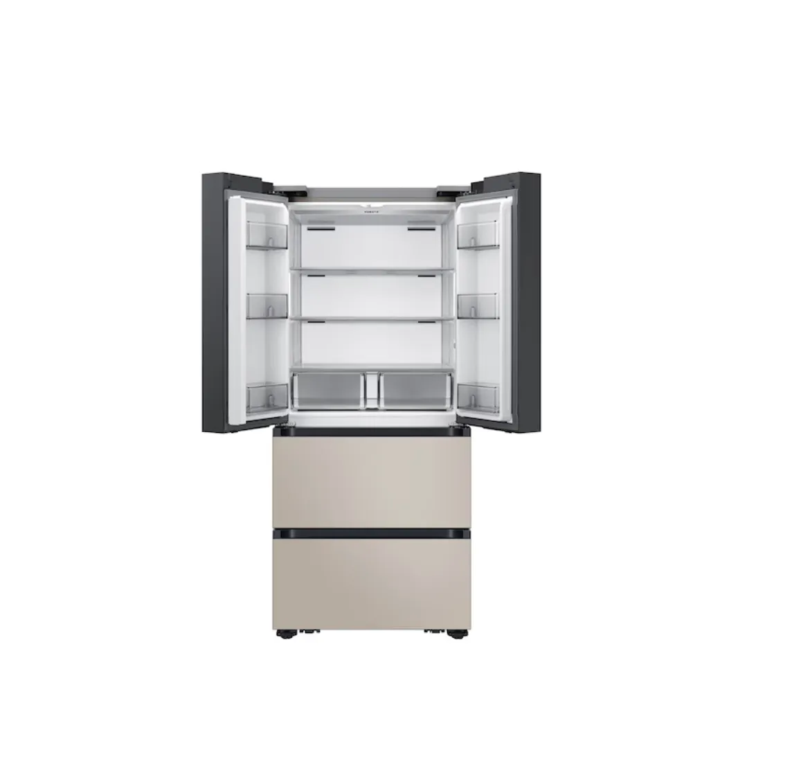 [삼성] 비스포크 AI 김치플러스 4도어 490L 1등급 에센셜화이트(상)+에센셜베이지(하) RK70F49F1ZG [페이] 썸네일 2