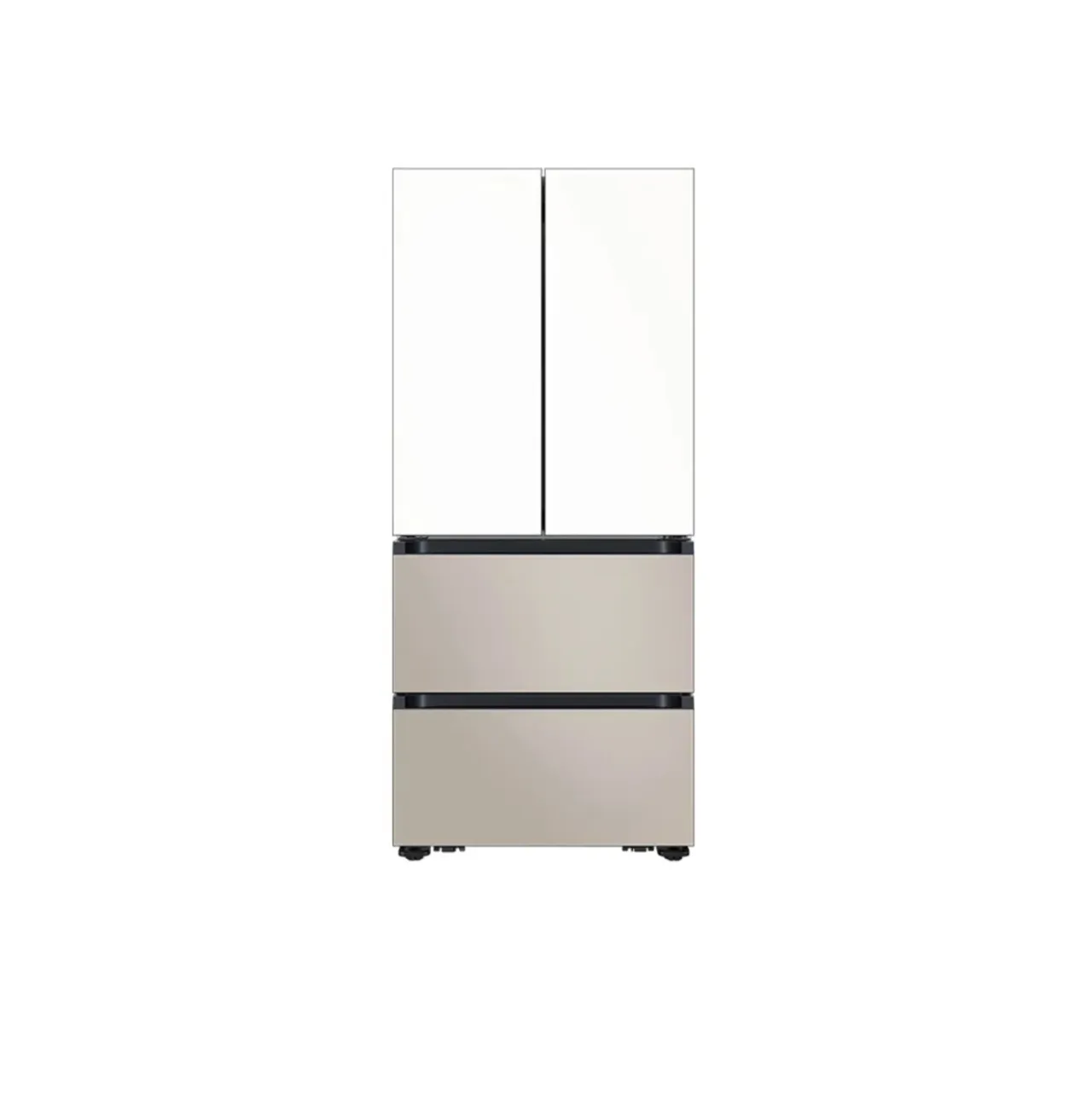 [삼성] 비스포크 AI 김치플러스 4도어 490L 1등급 새틴화이트(상)+새틴베이지(하) RK70F49F1XJ [페이] 썸네일 1