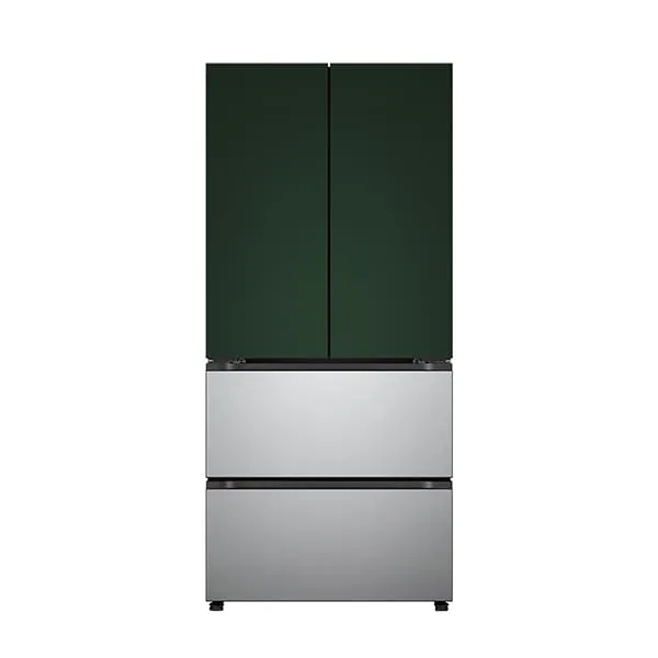 [LG] 디오스 오브제컬렉션 김치톡톡 Fit&Max 김치냉장고 480L 그린/실버 Z484SGS153S