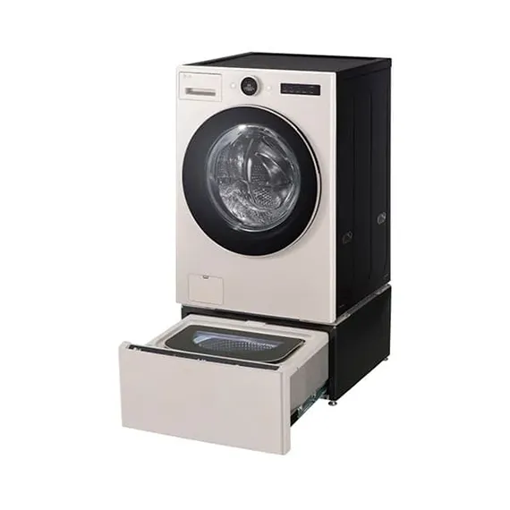 [LG] 트롬 오브제컬렉션 워시콤보 세탁기 25kg / 건조기 15kg + 미니워시 4kg 네이처베이지