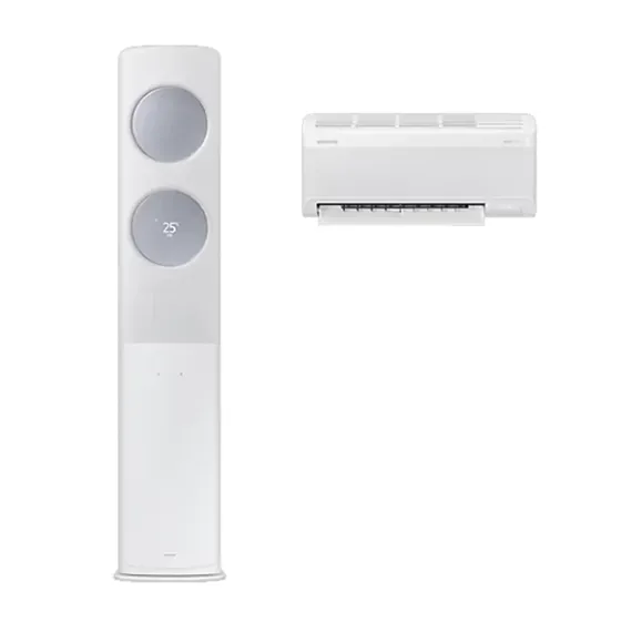 [삼성] 에어컨 무풍 클래식 일반 화이트 스탠드+벽걸이 17평+6평 AF70F17D24IR2S