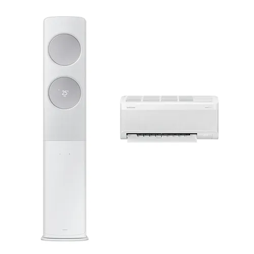 [삼성] 에어컨 무풍 클래식 일반 화이트 스탠드+벽걸이 17평+6평 AF70F17D24WRS 썸네일 1